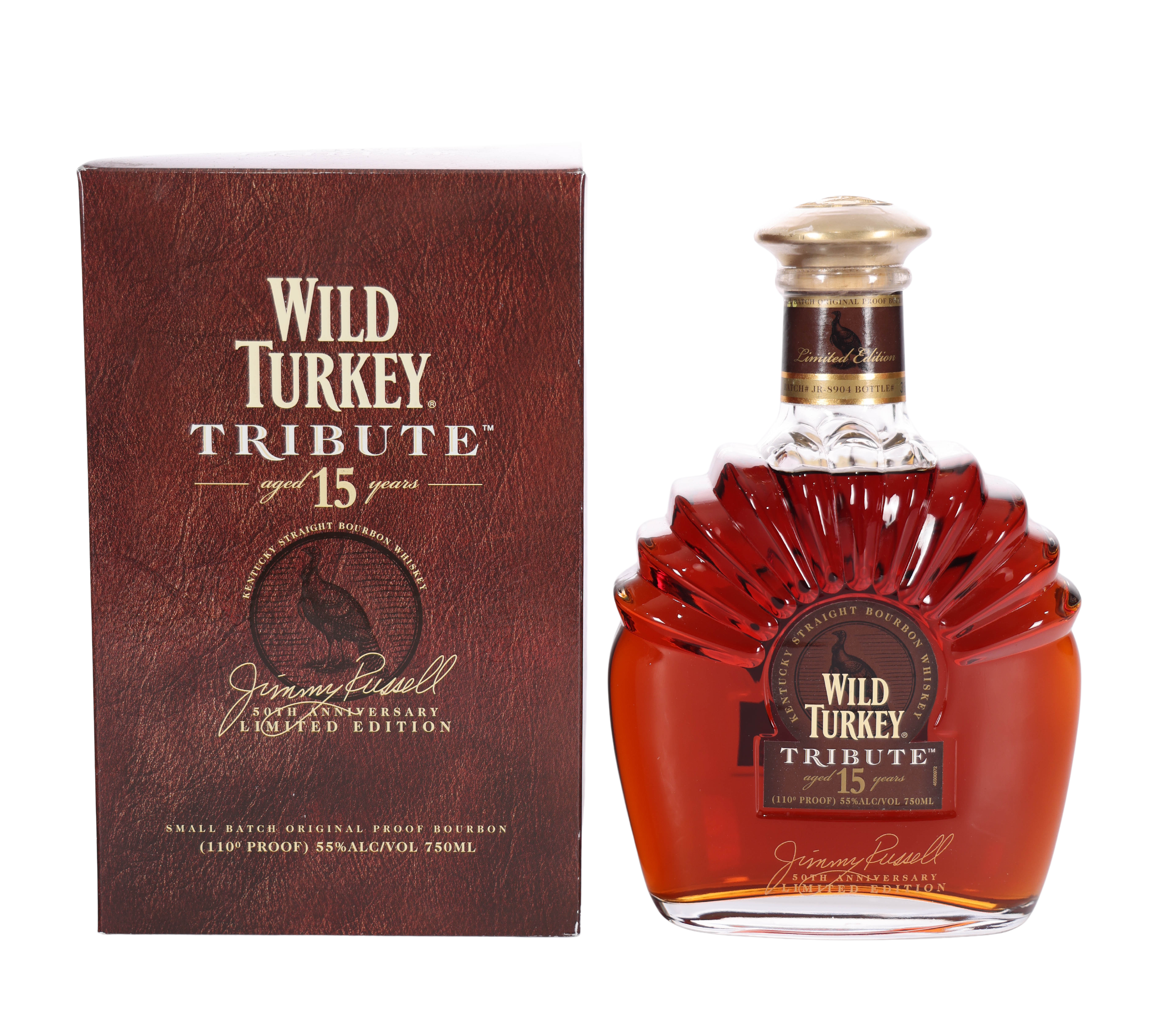 WILD TURKEY TRIBUTE 15年 限定版 Wild Turkey 15 Year '50th Anniversary Tribute' Bourbon (Japanese